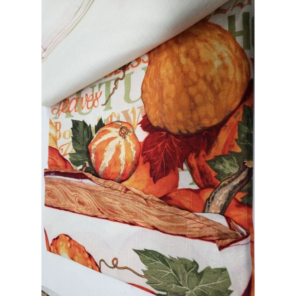 Printed Linen Tablecloth 70